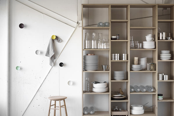 Punched Metal Hook Large Black by Julien Renault - Hem