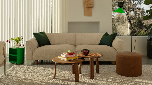 Koti Ottoman Light Grey by Form Us With Love - Hem