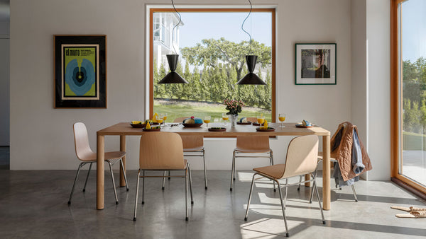 Alphabeta Pendant Uno Sulfur Yellow / Light Pink by Luca Nichetto - Hem