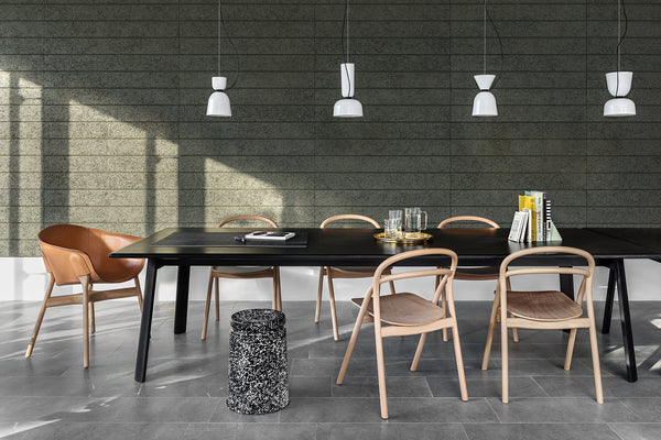 Alle Table Conference Table 250 cm / 98 in Media Black Oak by Staffan Holm - Hem