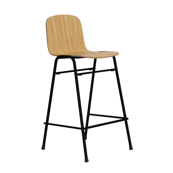 Touchwood Counter Chair Oak / Black
