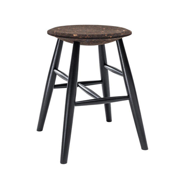 Drifted Bar Stool Dark Cork / Black