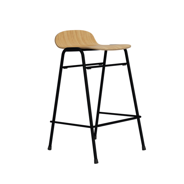 Touchwood Counter Stool Oak / Black