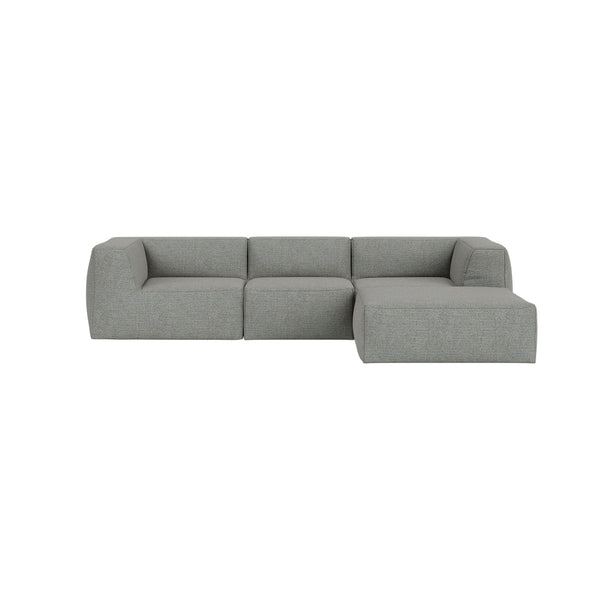 Great 3-Seater Sofa Narrow Chaise Right Safire 0012
