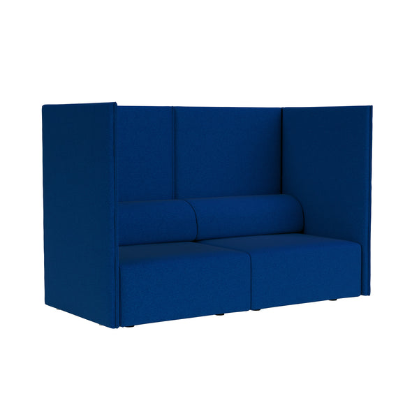 Palo Block 2-seater Sofa High Back Sera Cobalt