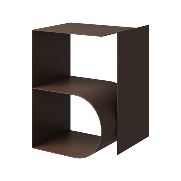 Glyph Side Table Beta Chocolate Brown