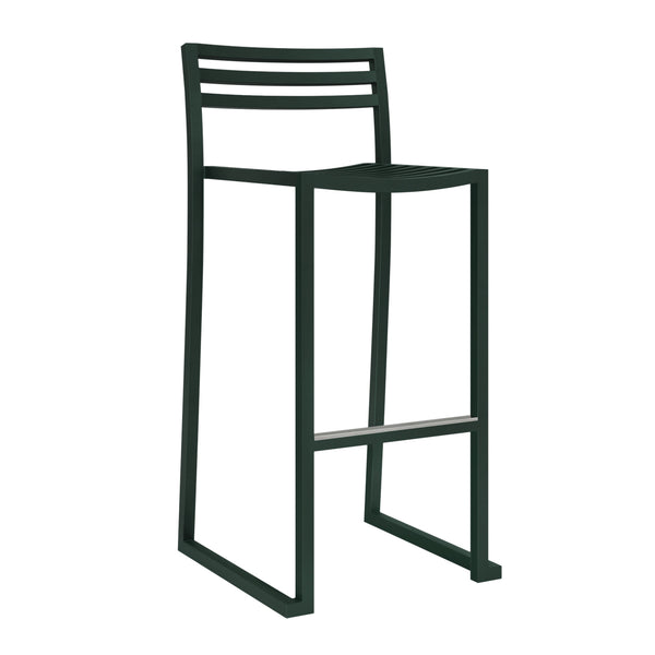 Chop Bar Chair Black Green