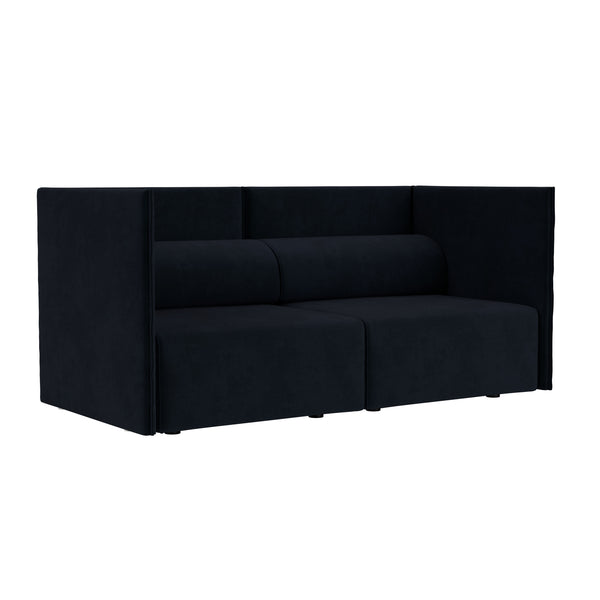 Palo Block 2-seater Sofa Medium Back Velluto Coex VL30