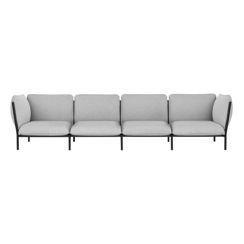 Kumo 4-seater Sofa with Armrests Porcelain