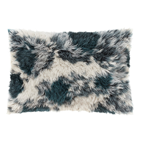 Monster Cushion Large Dark Teal / Off-white