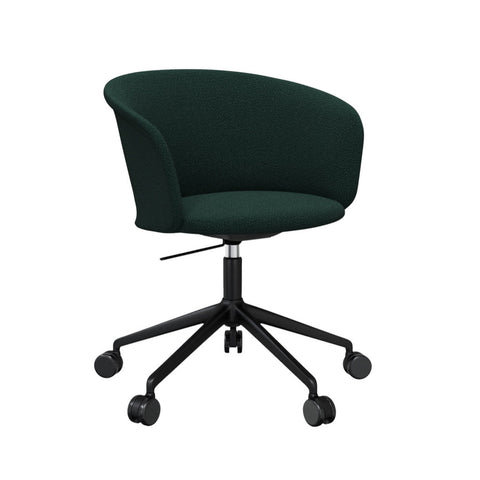 Kendo Swivel Chair 5-star Castors Pine / Black