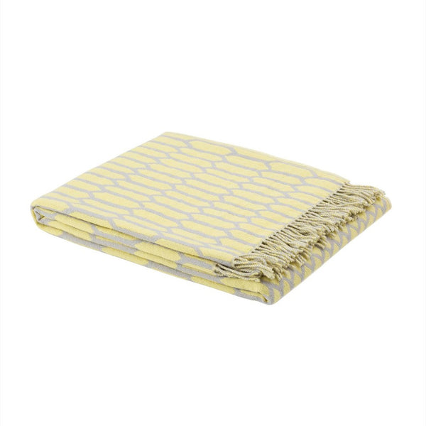 Kenno Throw Yellow / Grey