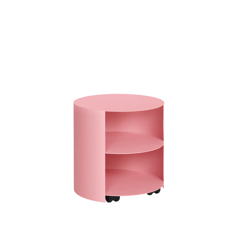 Hide Side Table Light Pink