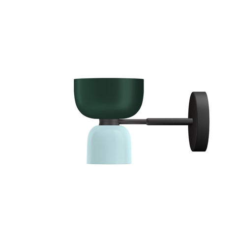 Alphabeta Wall Light Black Green / Soft Blue