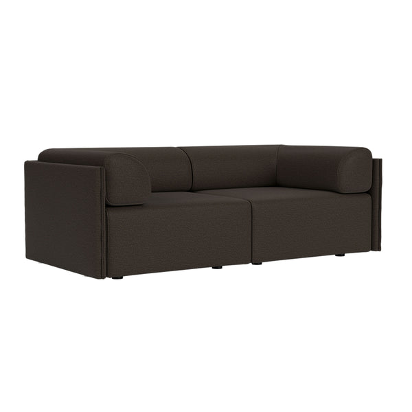 Palo Block 2-seater Sofa Low Back with Armrests Amdal 280