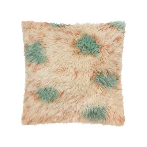 Monster Cushion Medium Turquoise / Peach