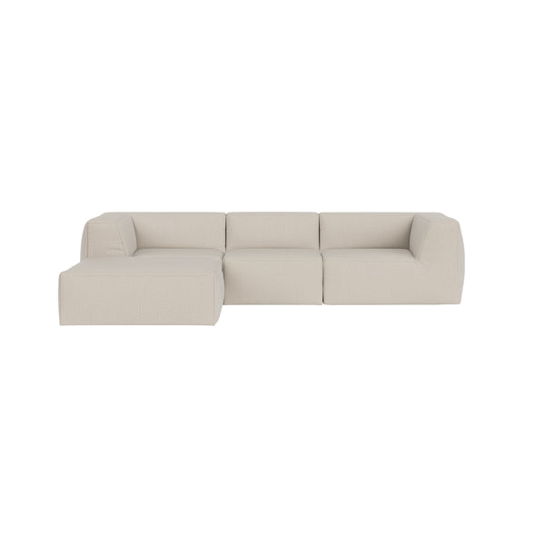 Great 3-seater Sofa Narrow Chaise Left Safire 0007