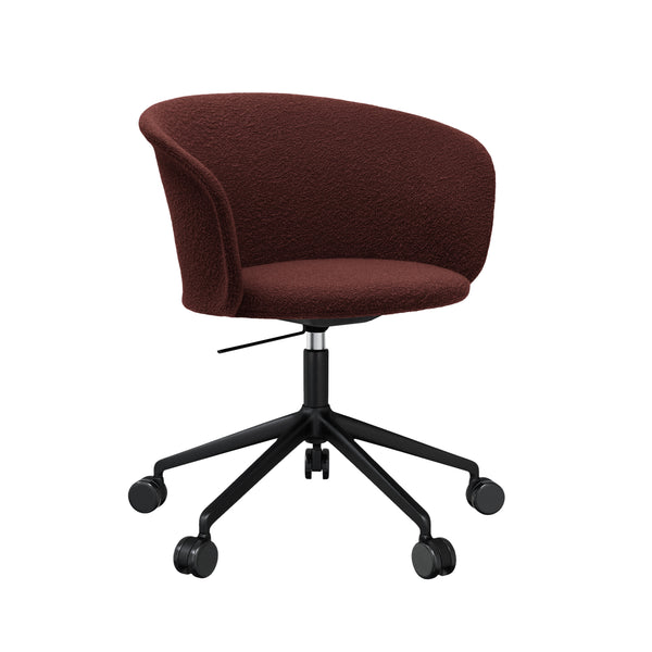 Kendo Swivel Chair 5-star Castors Conker / Black