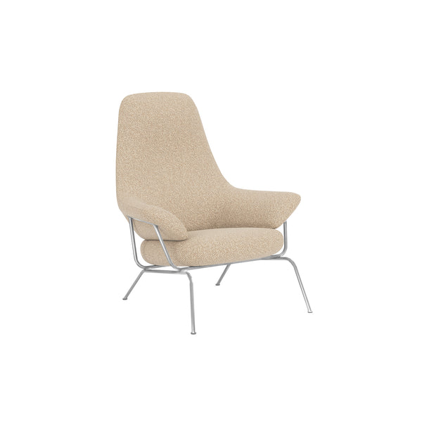 Hai Lounge Chair Storr 1501/Brushed Stainless