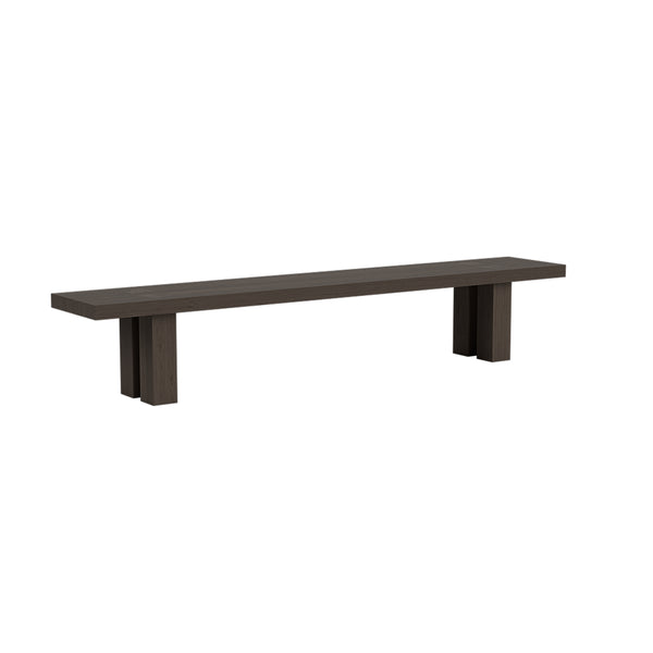 Max Bench 250 cm / 98.4 in Black Stained Ash