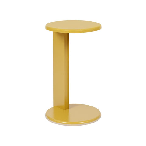 Lolly Side Table Ochre Yellow Gloss