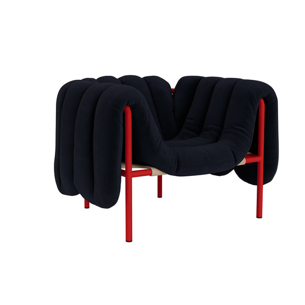 Puffy Lounge Chair Velluto Coex VL30 / Traffic Red