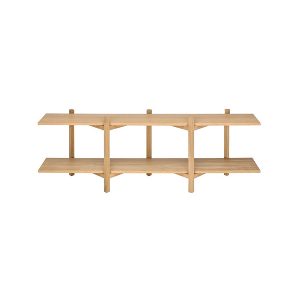 Zig Zag Shelf Media Oak