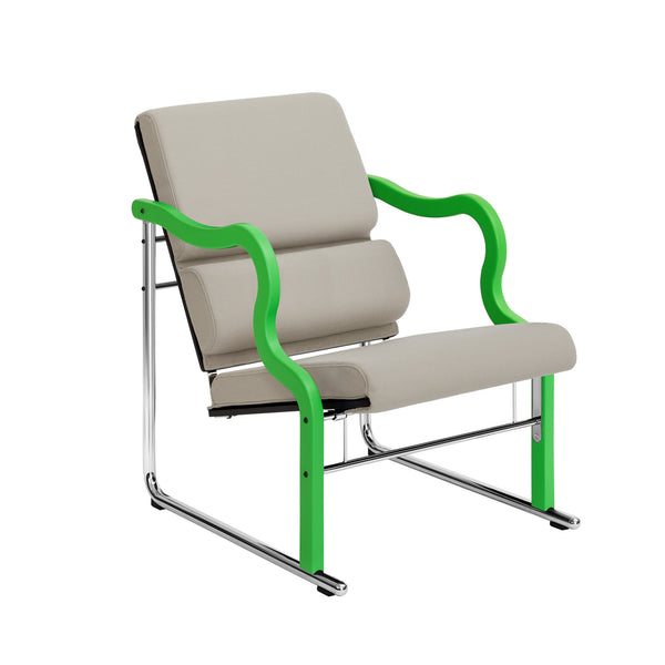 Experiment Lounge Chair 501 / Green / Light Beige