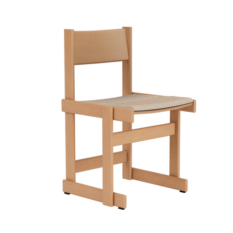 Bullnose Chair Natural / Swan Seat Pad