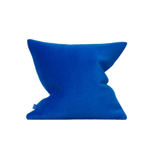 Velvet Cushion Medium Blue