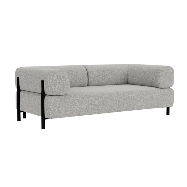 Palo 2-seater Sofa with Armrests Storr 612/Black