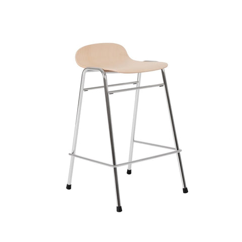 Touchwood Counter Stool Beech / Chrome