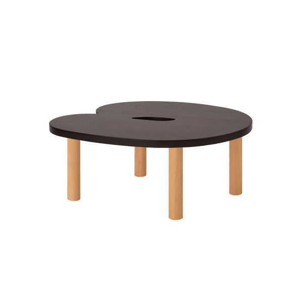 Worm Coffee Table Round Brown/Beech