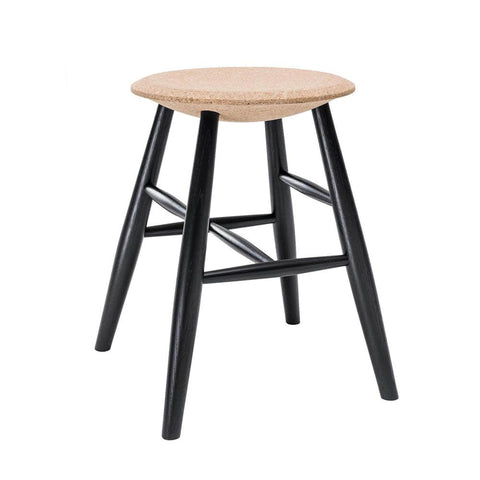 Drifted Stool Light Cork / Black