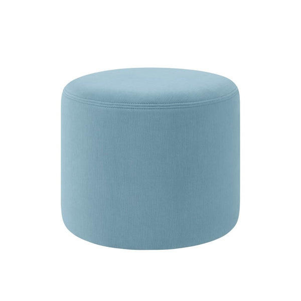 Bon Pouf Round Light Blue