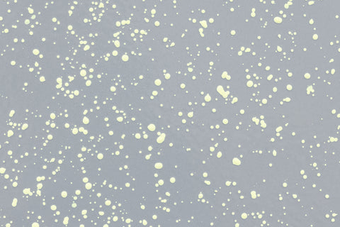 Enameled Steel, Grey / Lime Splatter