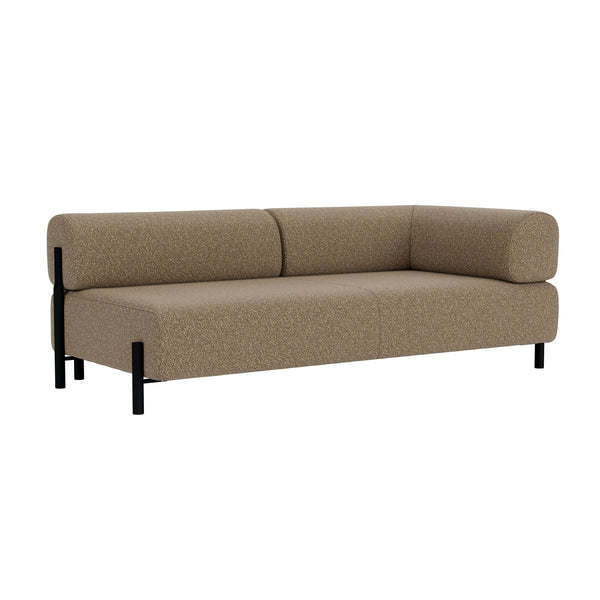 Palo 2-seater Sofa Chaise Right Storr 3405/Black