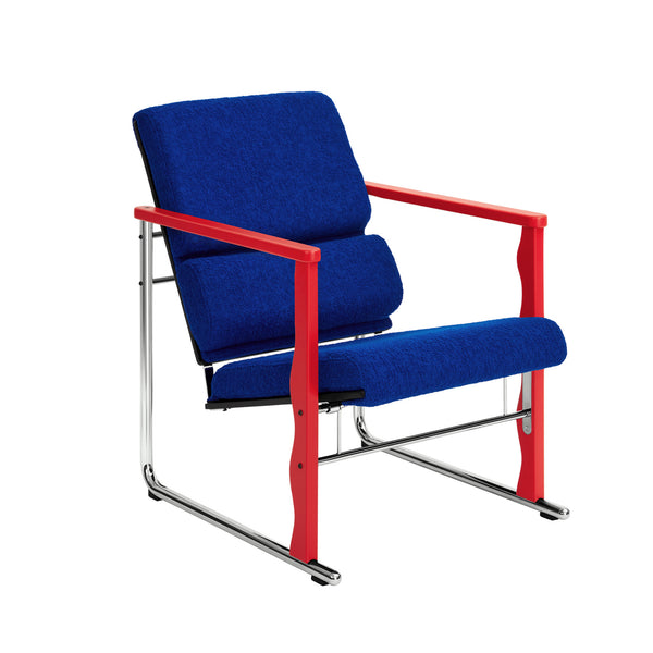 Experiment Lounge Chair 503 / Red / Ultramarine