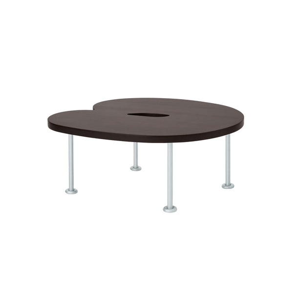 Worm Coffee Table Round Brown/Steel