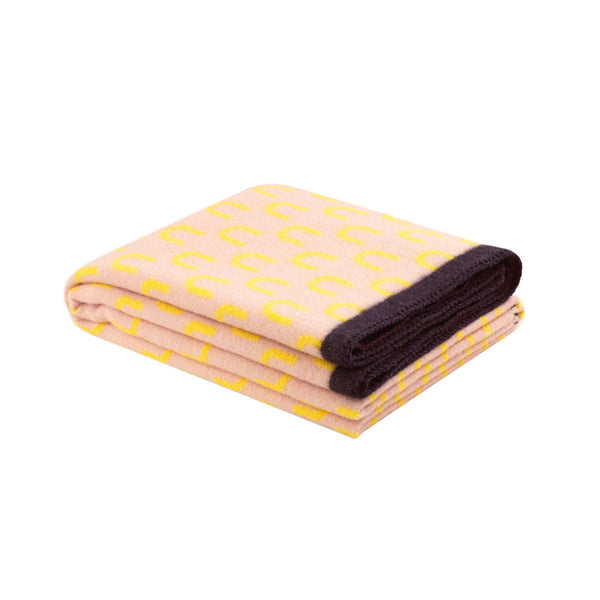 Arch Throw Yellow / Pink