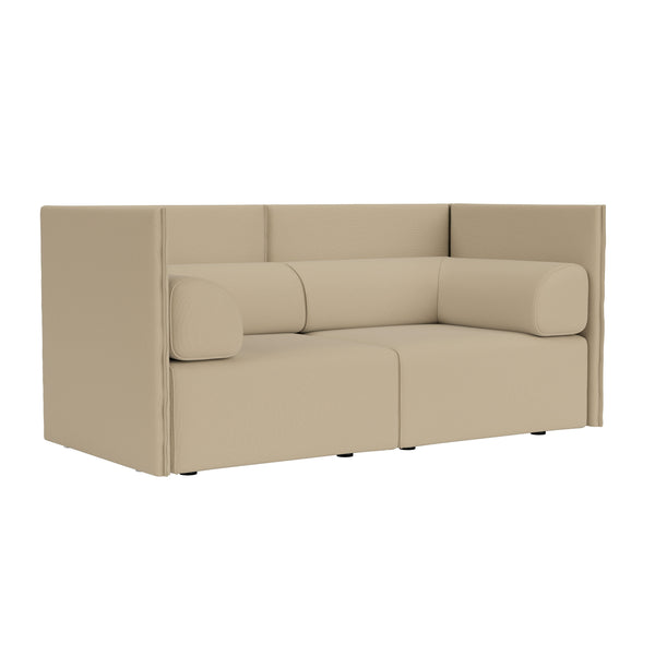 Palo Block 2-seater Sofa Medium Back with Armrests Autumn 221