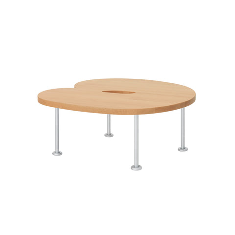 Worm Coffee Table Round Beech/Steel