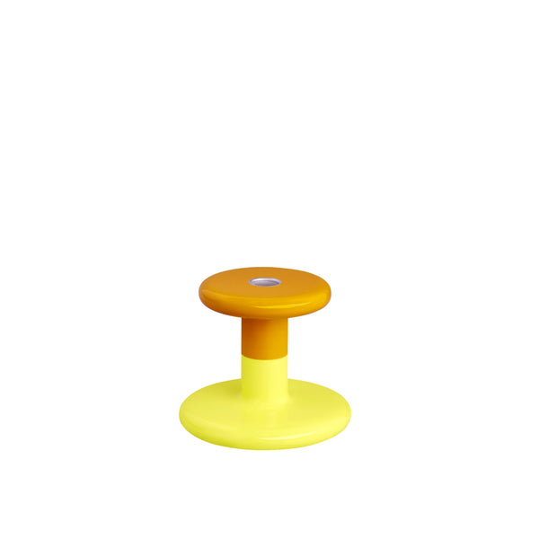 Pesa Candle Holder Low Honey Yellow / Sulfur Yellow