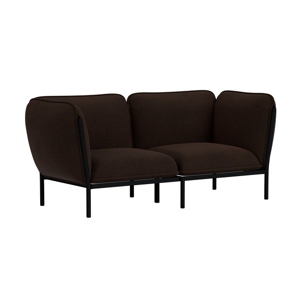 Kumo 2-seater Sofa with Armrests Sera Rosewood