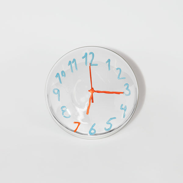 Speculo Wall Clock Silver Mirror