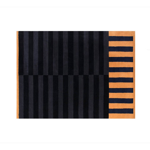 Stripe Rug Medium Alloy