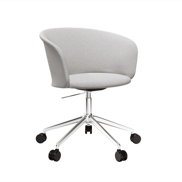 Kendo Swivel Chair 5-star Castors Porcelain / Polished