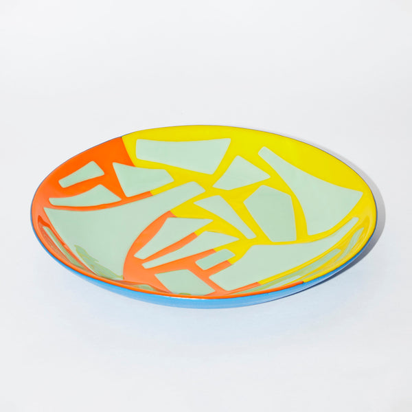 Offcut Plate Yellow / Orange / Green