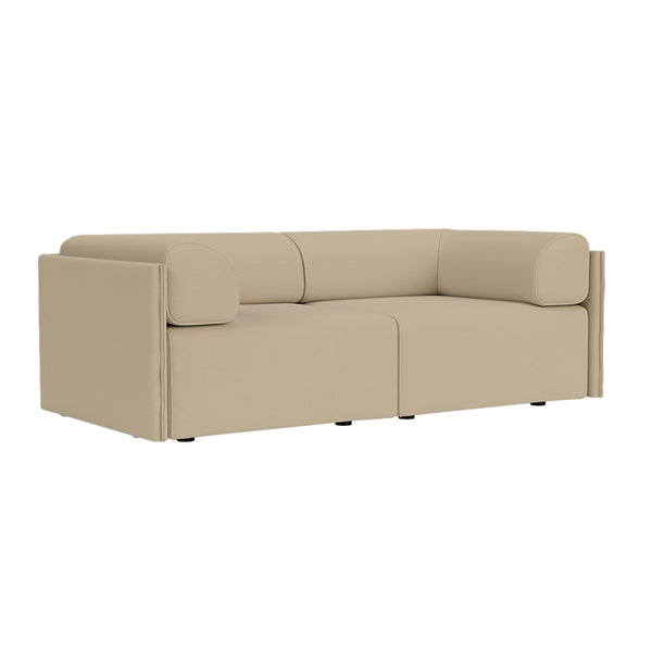 Palo Block 2-seater Sofa Low Back with Armrests Autumn 221