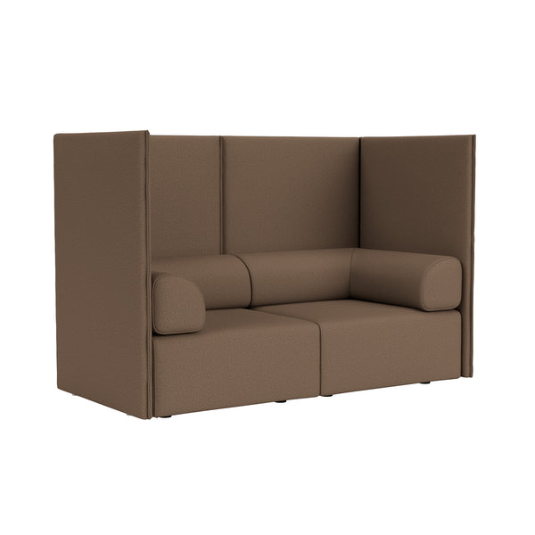 Palo Block 2-seater Sofa High Back with Armrests Autumn 361